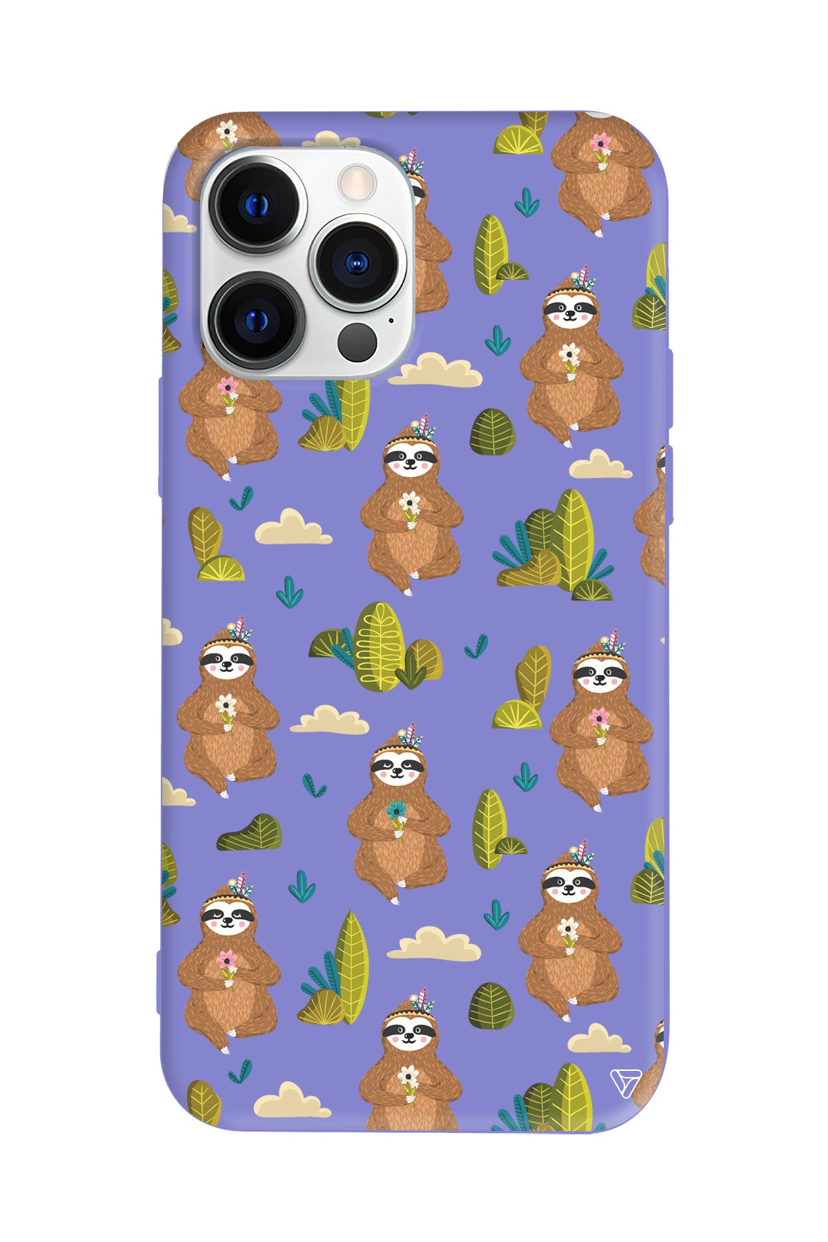 Lazy Animal Lansman Model İçi Kadife Silikon Telefon Kılıfı