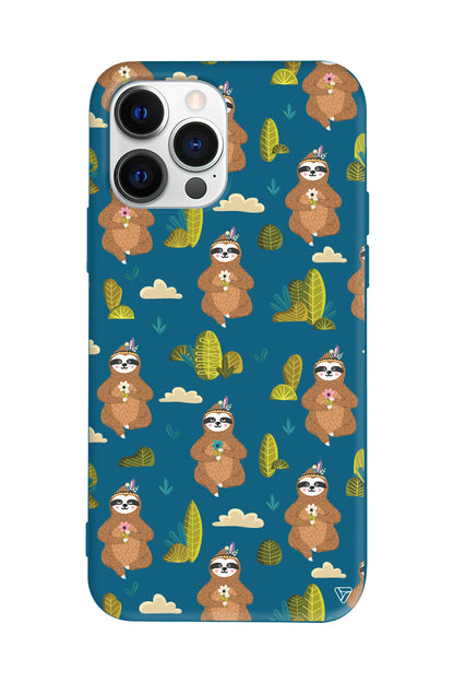 Lazy Animal Lansman Model İçi Kadife Silikon Telefon Kılıfı