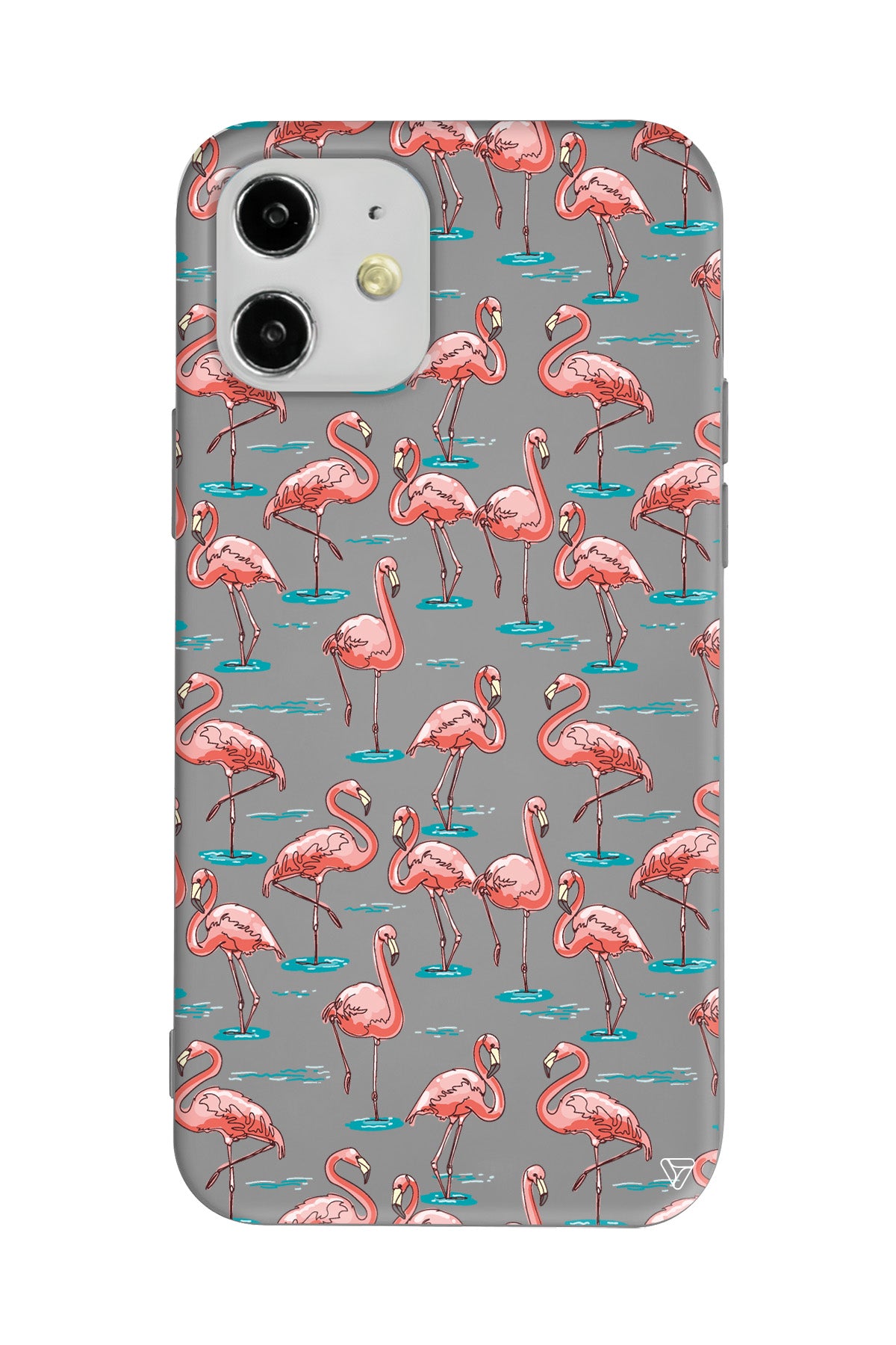 Flamingolar Lansman Model İçi Kadife Silikon Telefon Kılıfı