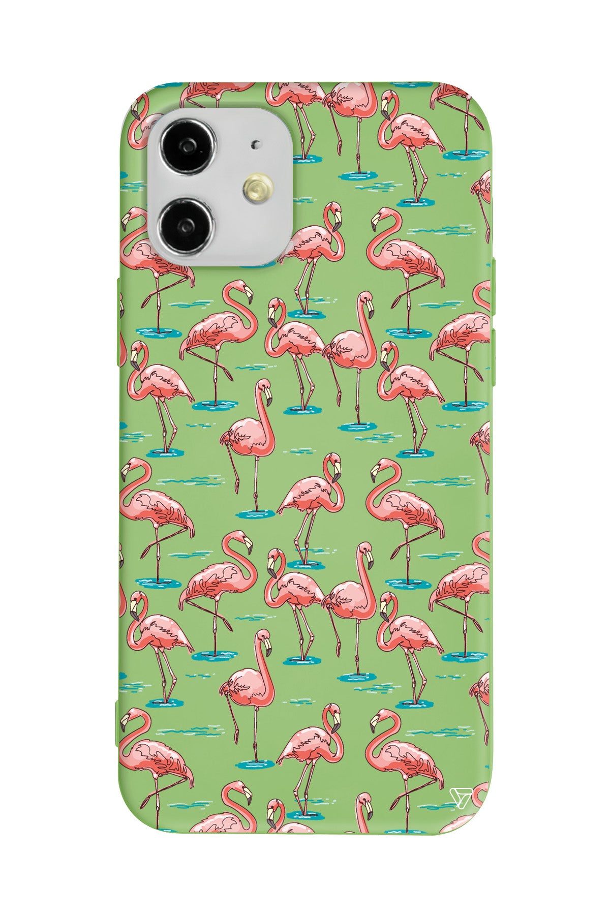 Flamingolar Lansman Model İçi Kadife Silikon Telefon Kılıfı