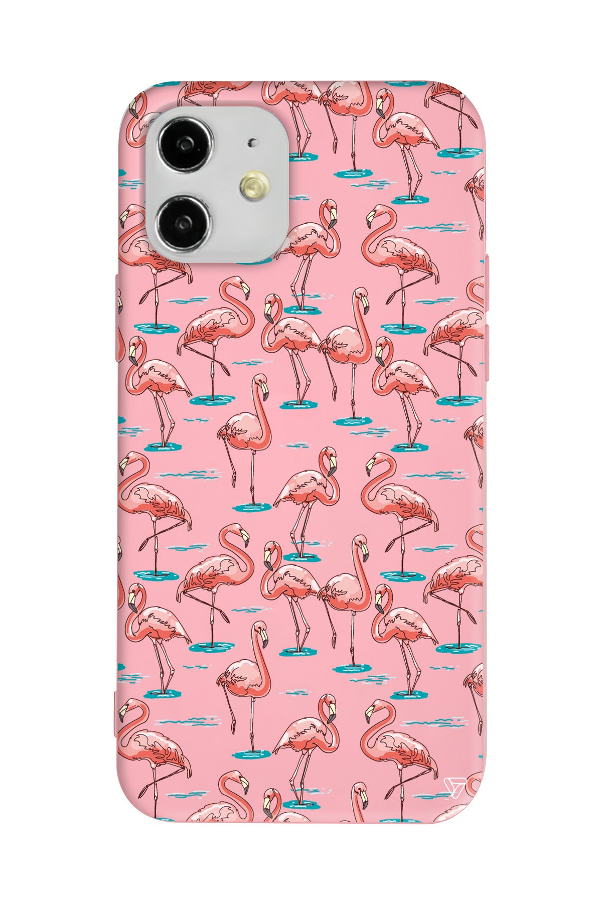 Flamingolar Lansman Model İçi Kadife Silikon Telefon Kılıfı