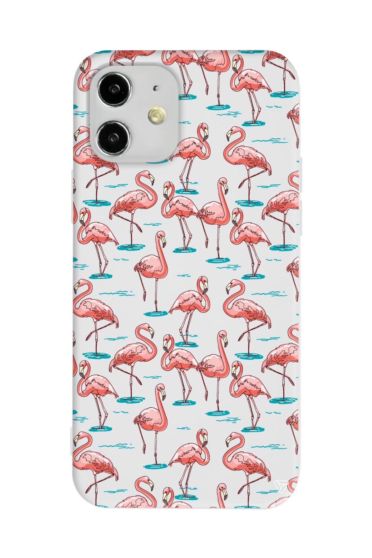 Flamingolar Lansman Model İçi Kadife Silikon Telefon Kılıfı