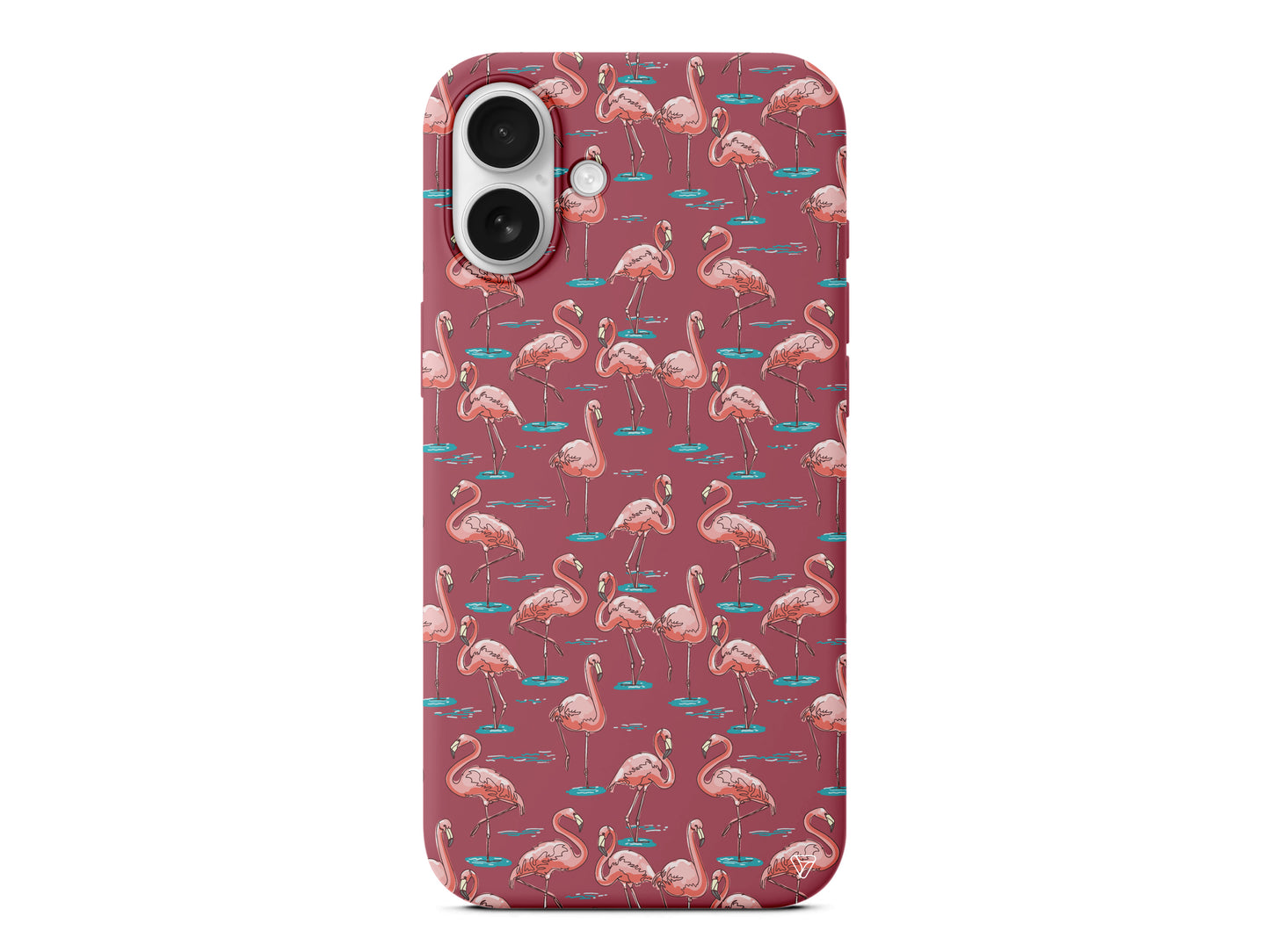 Flamingolar Lansman Model İçi Kadife Silikon Telefon Kılıfı – Plus Serisine Özel