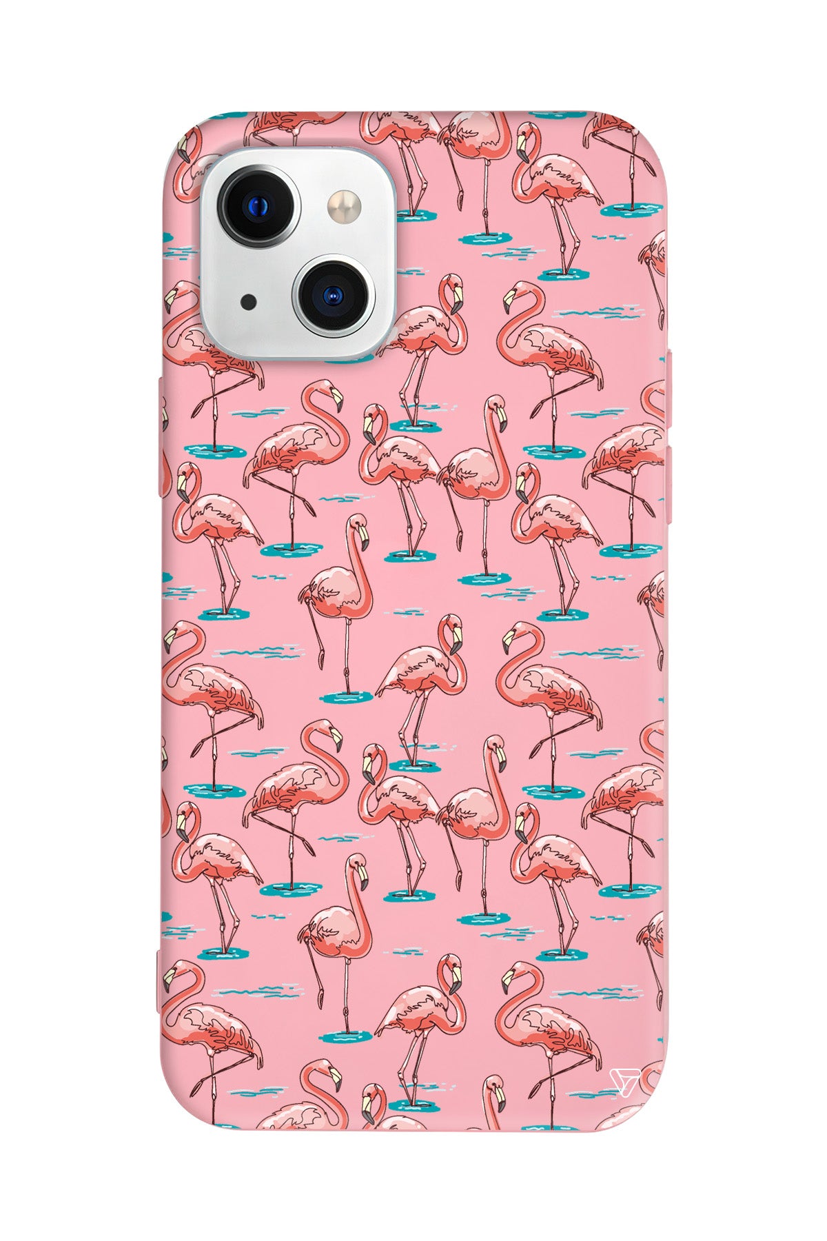 Flamingolar Lansman Model İçi Kadife Silikon Telefon Kılıfı