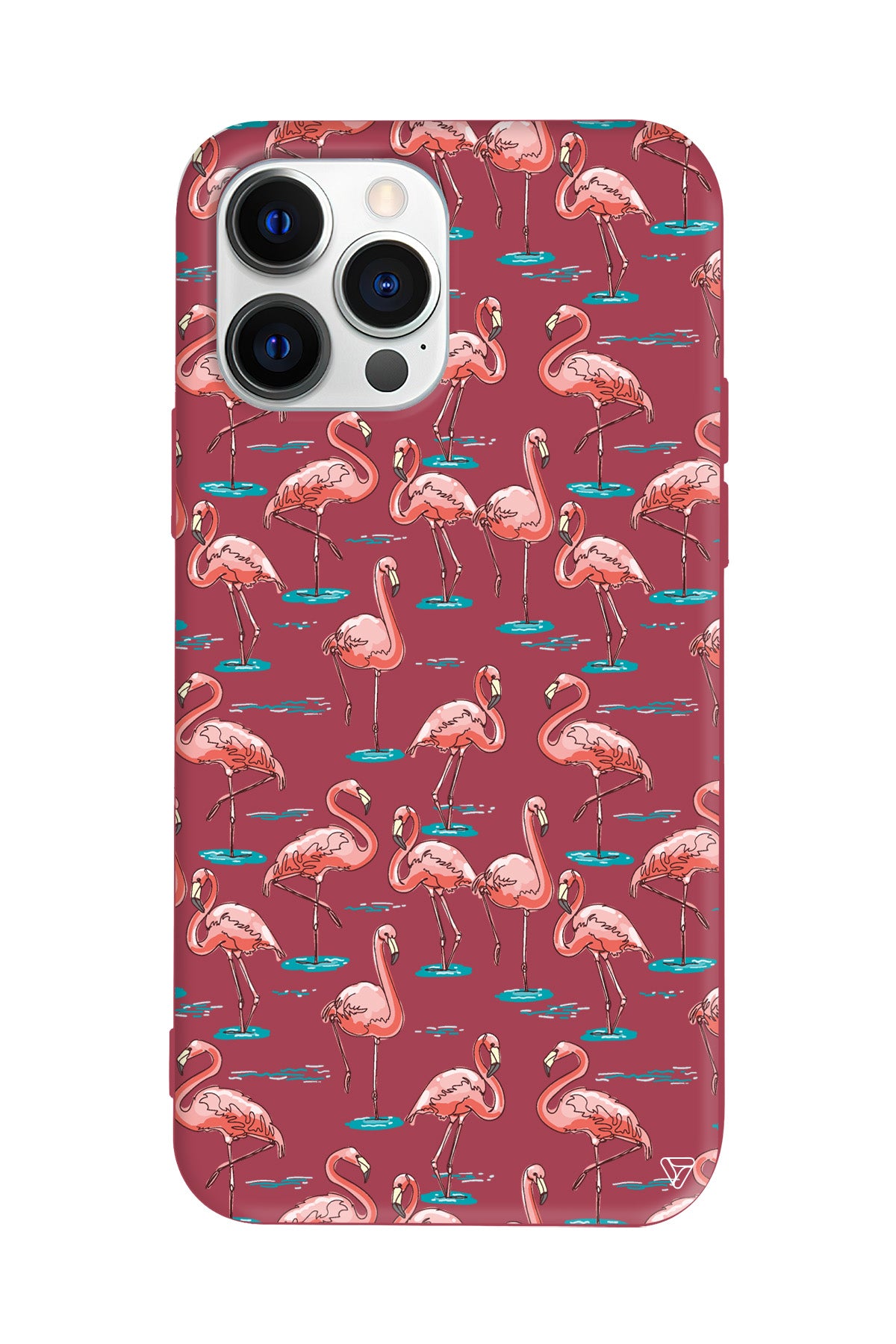 Flamingolar Lansman Model İçi Kadife Silikon Telefon Kılıfı