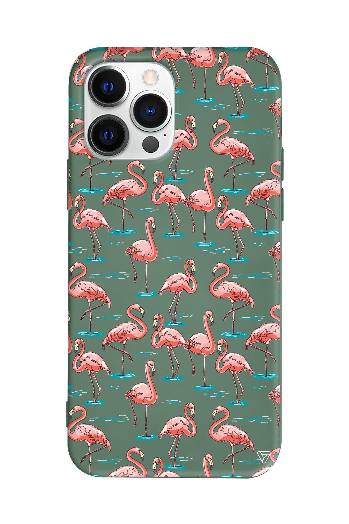 Flamingolar Lansman Model İçi Kadife Silikon Telefon Kılıfı