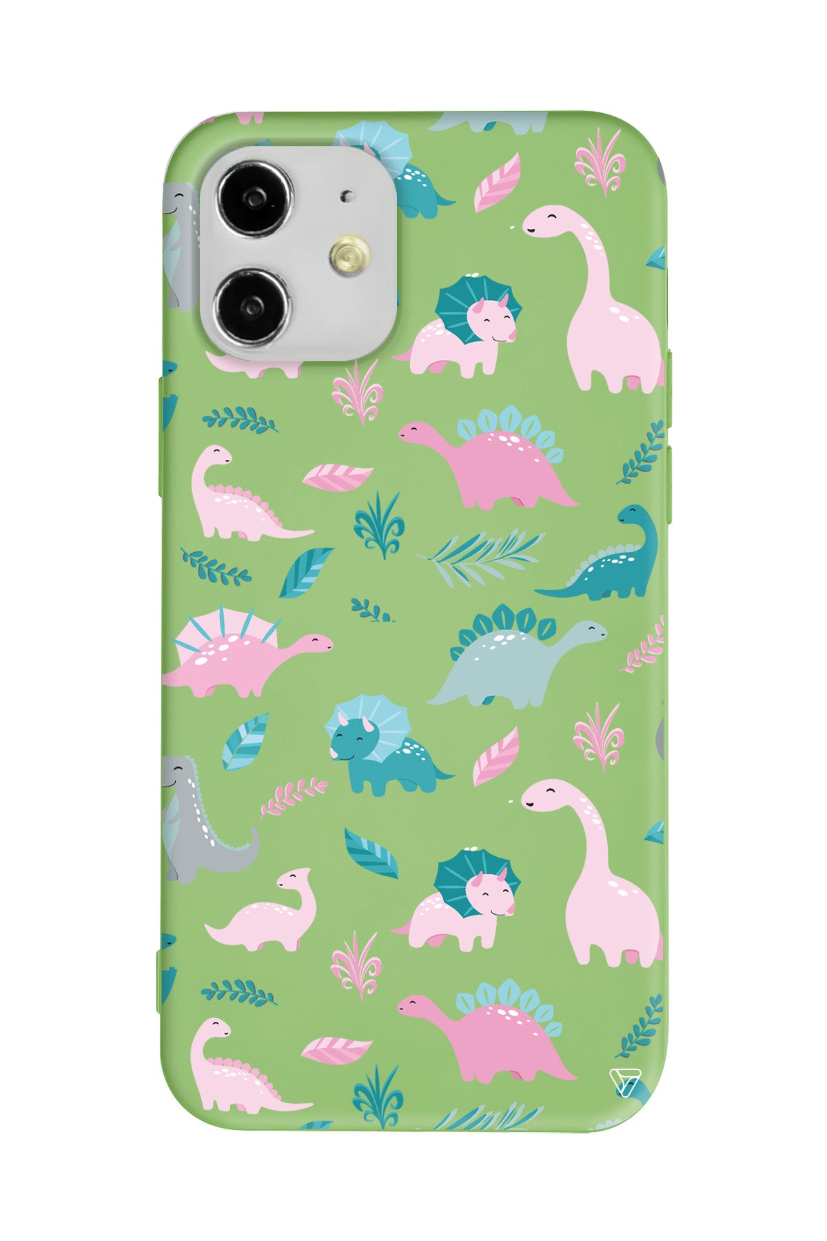 Pembe Dinazor Lansman Model İçi Kadife Silikon Telefon Kılıfı