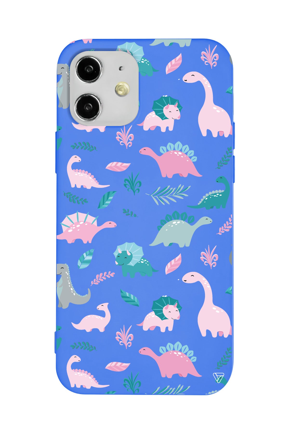 Pembe Dinazor Lansman Model İçi Kadife Silikon Telefon Kılıfı