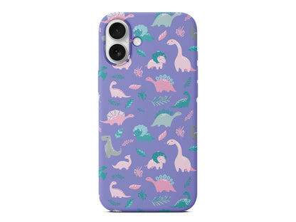 Pembe Dinazor Lansman Model İçi Kadife Silikon Telefon Kılıfı – Plus Serisine Özel