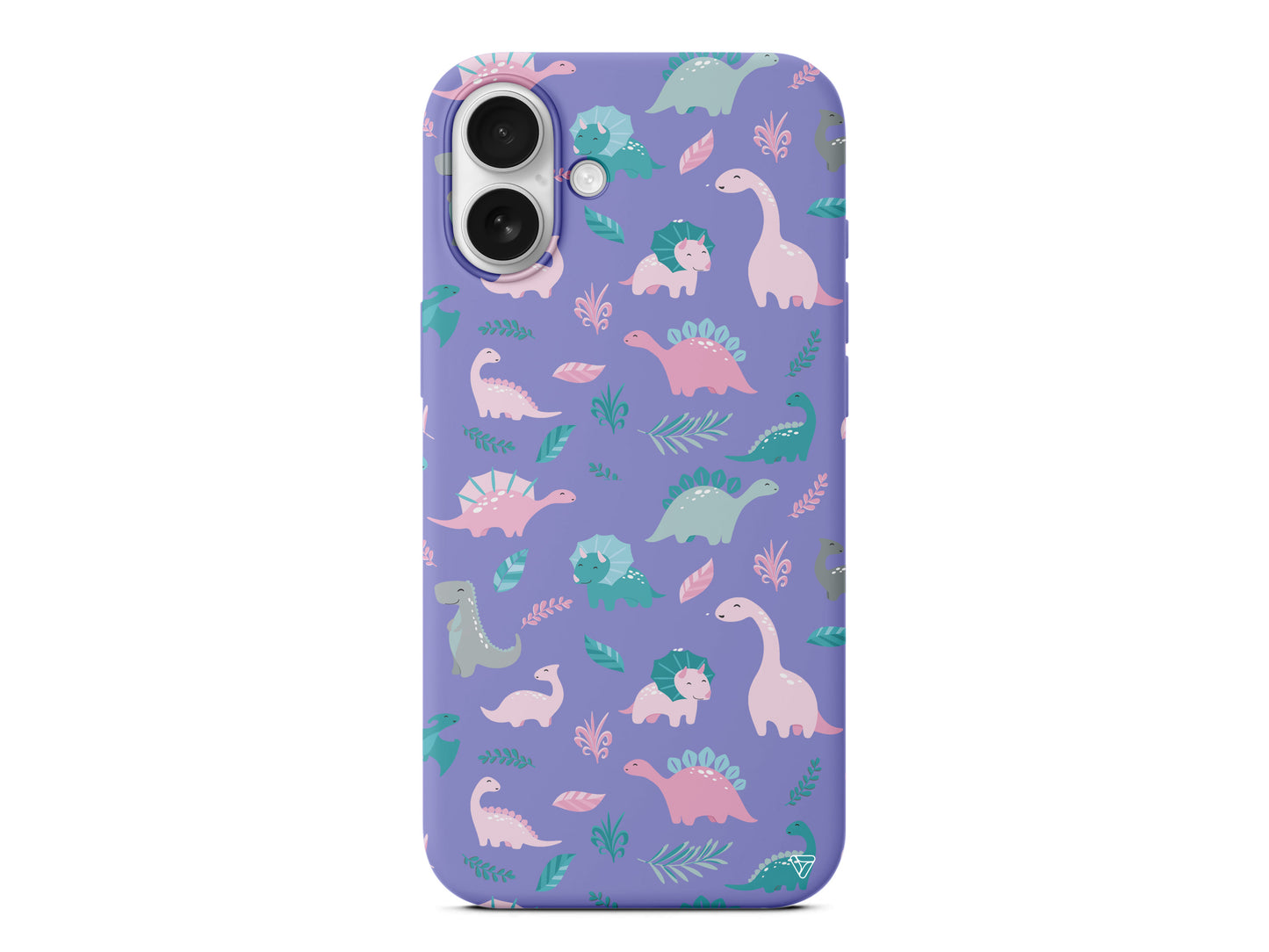 Pembe Dinazor Lansman Model İçi Kadife Silikon Telefon Kılıfı