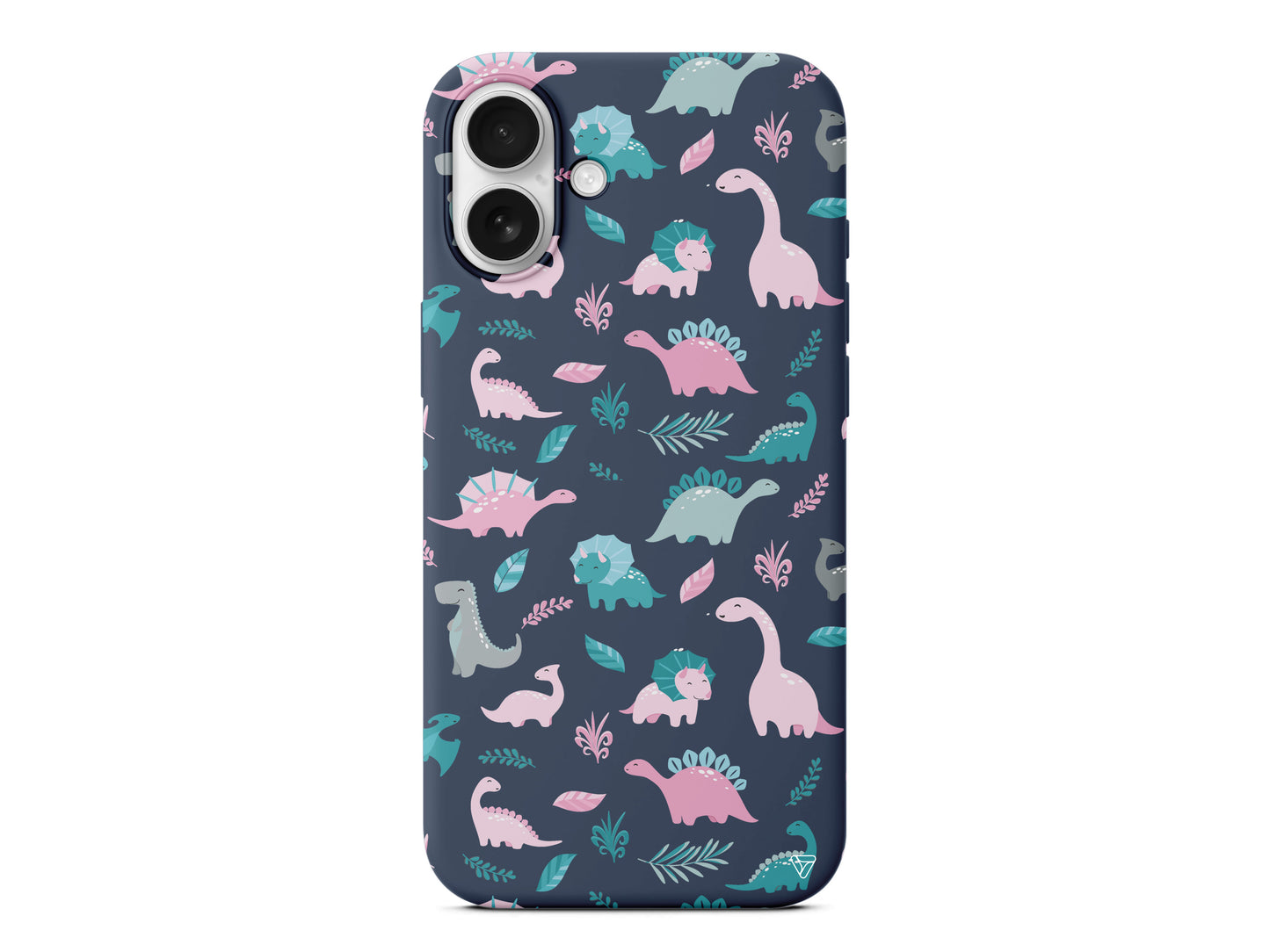 Pembe Dinazor Lansman Model İçi Kadife Silikon Telefon Kılıfı