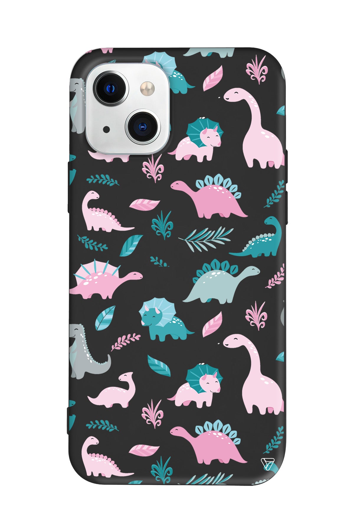 Pembe Dinazor Lansman Model İçi Kadife Silikon Telefon Kılıfı