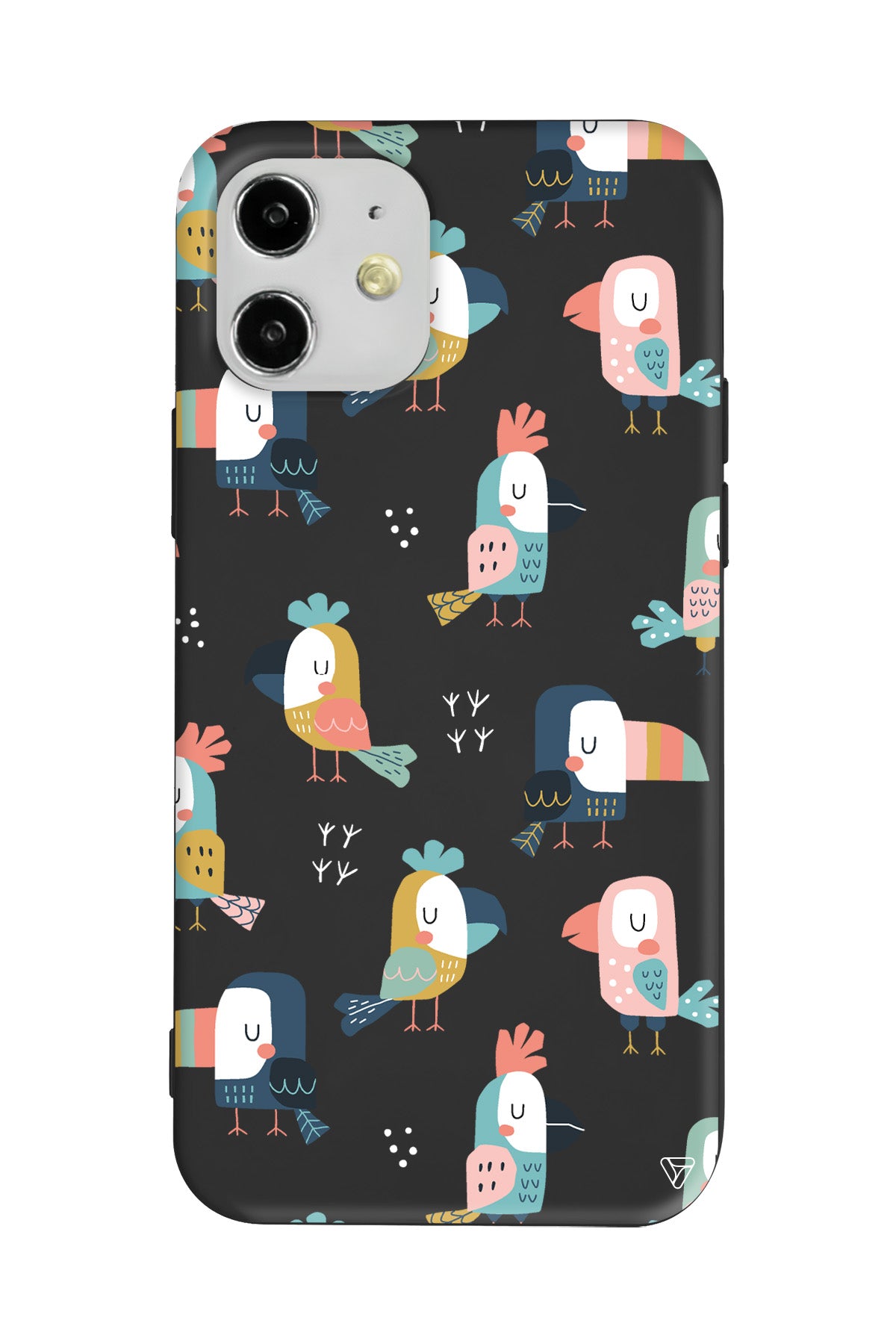 Papaganlar Lansman Model İçi Kadife Silikon Telefon Kılıfı