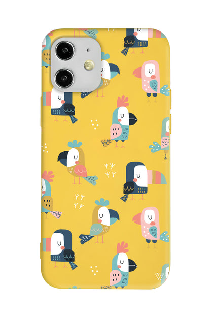 Papaganlar Lansman Model İçi Kadife Silikon Telefon Kılıfı