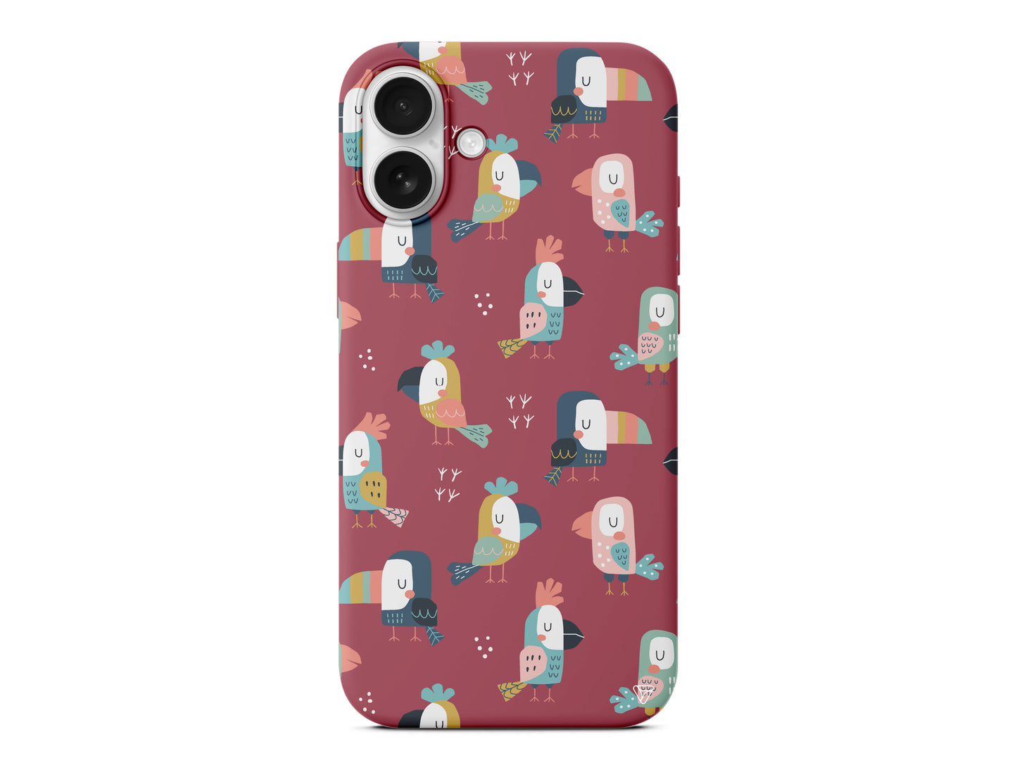 Papaganlar Lansman Model İçi Kadife Silikon Telefon Kılıfı