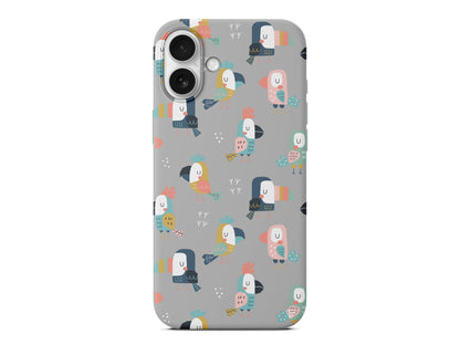 Papaganlar Lansman Model İçi Kadife Silikon Telefon Kılıfı – Plus Serisine Özel