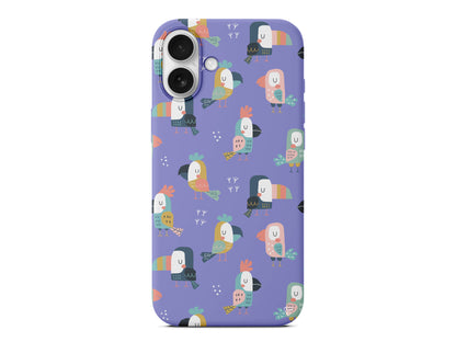 Papaganlar Lansman Model İçi Kadife Silikon Telefon Kılıfı – Plus Serisine Özel