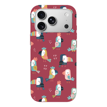 Papaganlar Lansman Model İçi Kadife Silikon Telefon Kılıfı