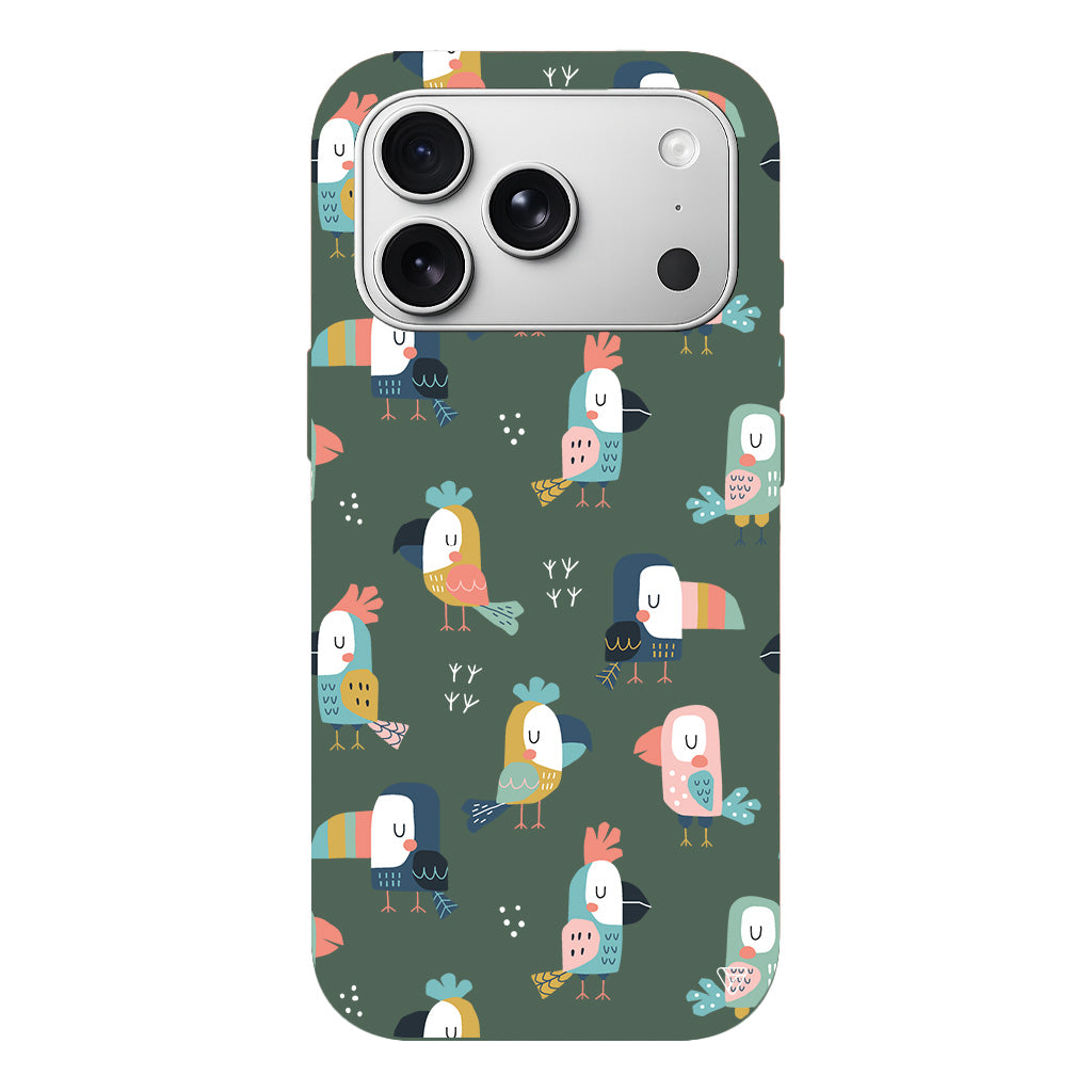 Papaganlar Lansman Model İçi Kadife Silikon Telefon Kılıfı