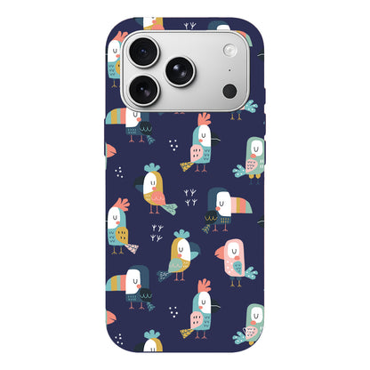 Papaganlar Lansman Model İçi Kadife Silikon Telefon Kılıfı