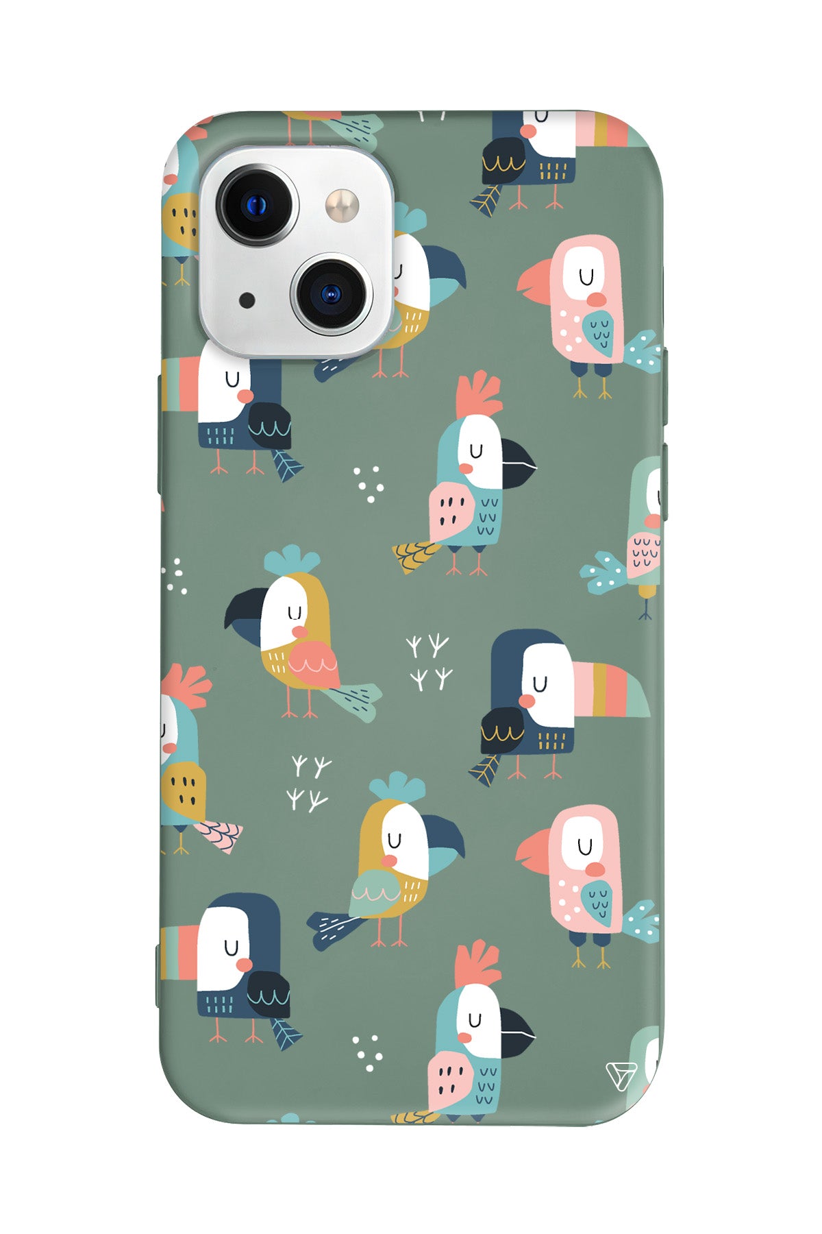 Papaganlar Lansman Model İçi Kadife Silikon Telefon Kılıfı