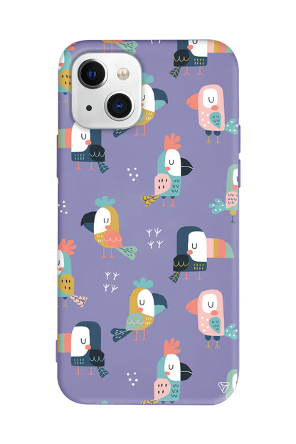 Papaganlar Lansman Model İçi Kadife Silikon Telefon Kılıfı – Plus Serisine Özel