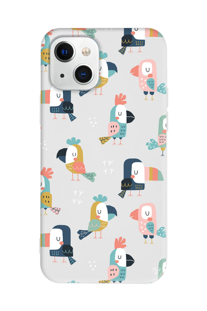 Papaganlar Lansman Model İçi Kadife Silikon Telefon Kılıfı