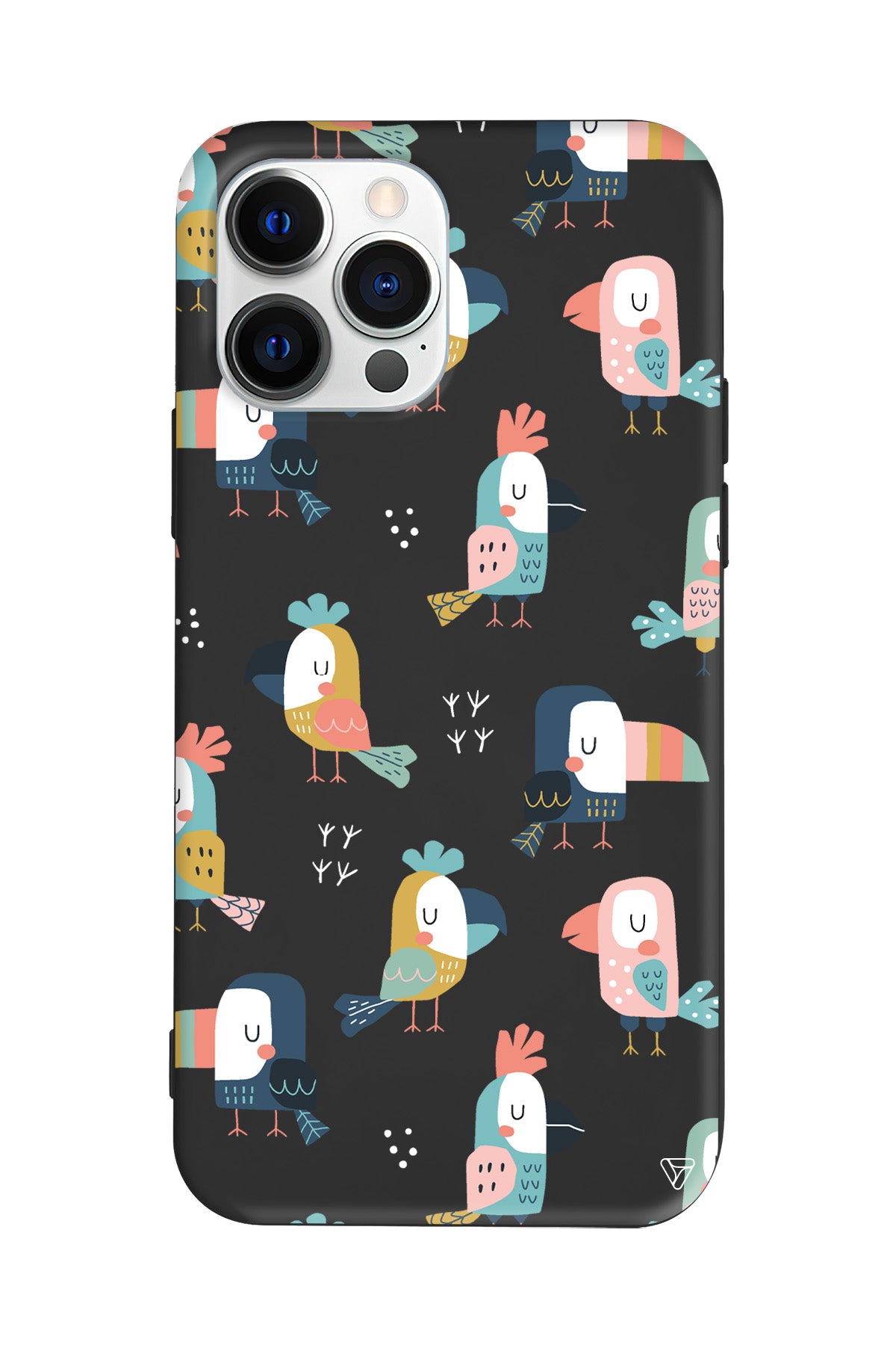 Papaganlar Lansman Model İçi Kadife Silikon Telefon Kılıfı