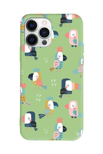 Papaganlar Lansman Model İçi Kadife Silikon Telefon Kılıfı