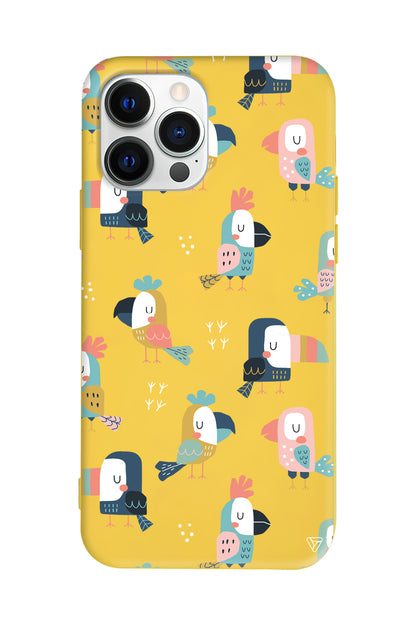 Papaganlar Lansman Model İçi Kadife Silikon Telefon Kılıfı