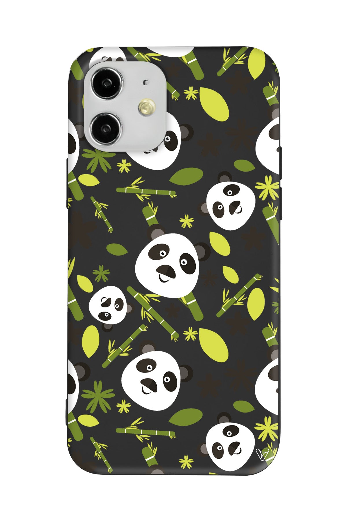 Panda Lansman Model İçi Kadife Silikon Telefon Kılıfı