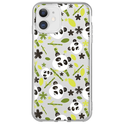 Panda Lansman Model İçi Kadife Silikon Telefon Kılıfı