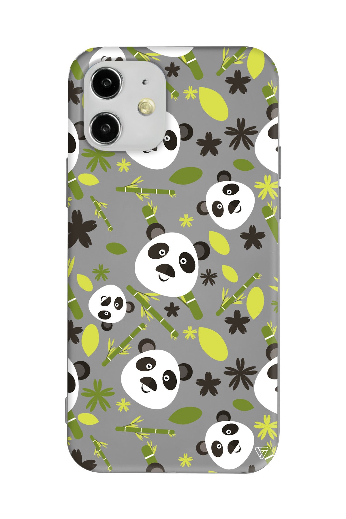 Panda Lansman Model İçi Kadife Silikon Telefon Kılıfı