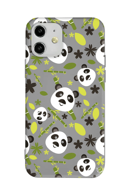 Panda Lansman Model İçi Kadife Silikon Telefon Kılıfı