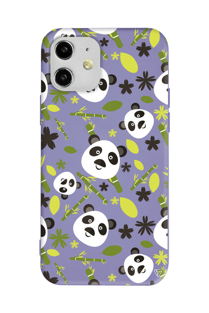 Panda Lansman Model İçi Kadife Silikon Telefon Kılıfı
