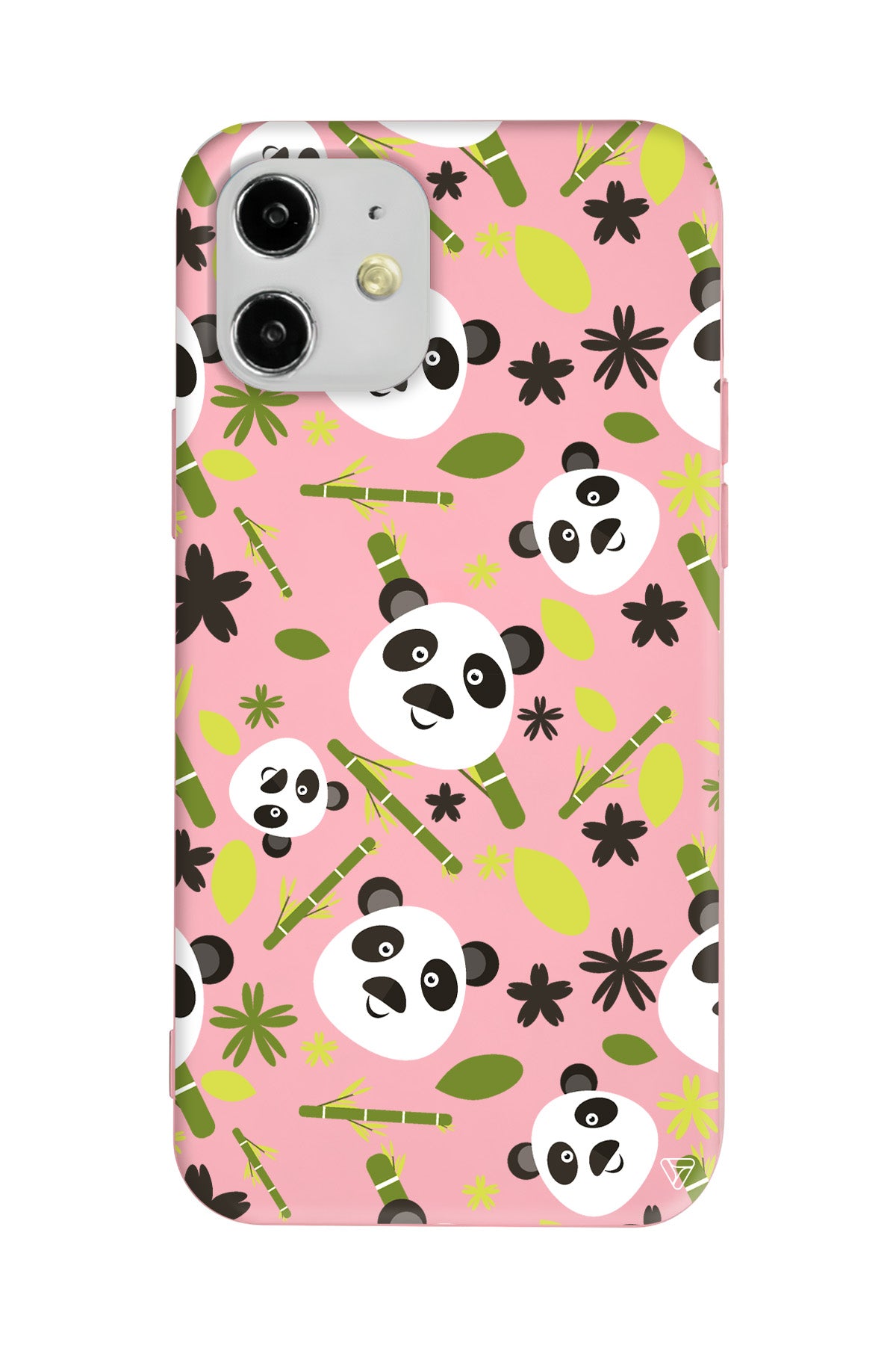 Panda Lansman Model İçi Kadife Silikon Telefon Kılıfı