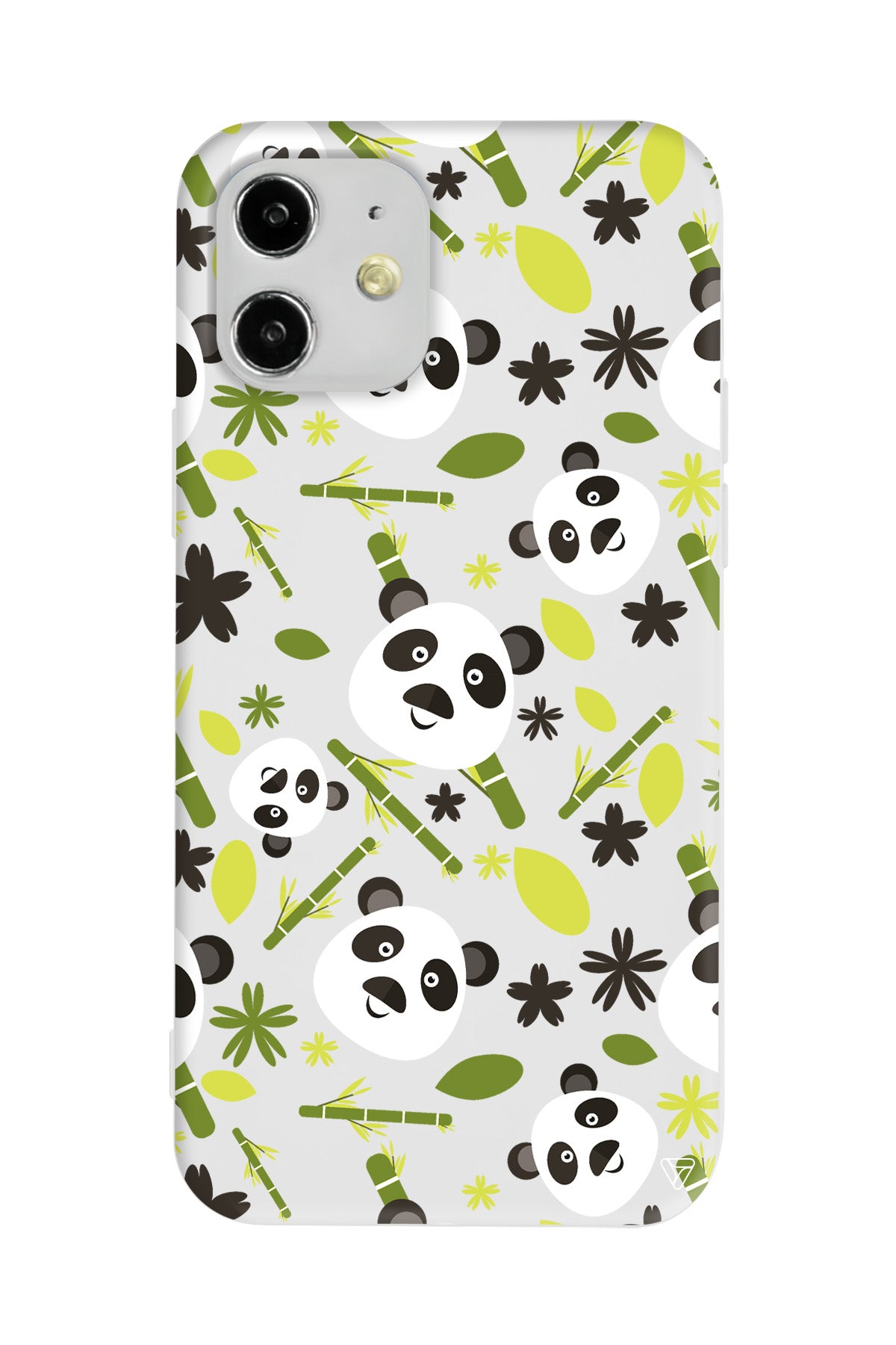 Panda Lansman Model İçi Kadife Silikon Telefon Kılıfı