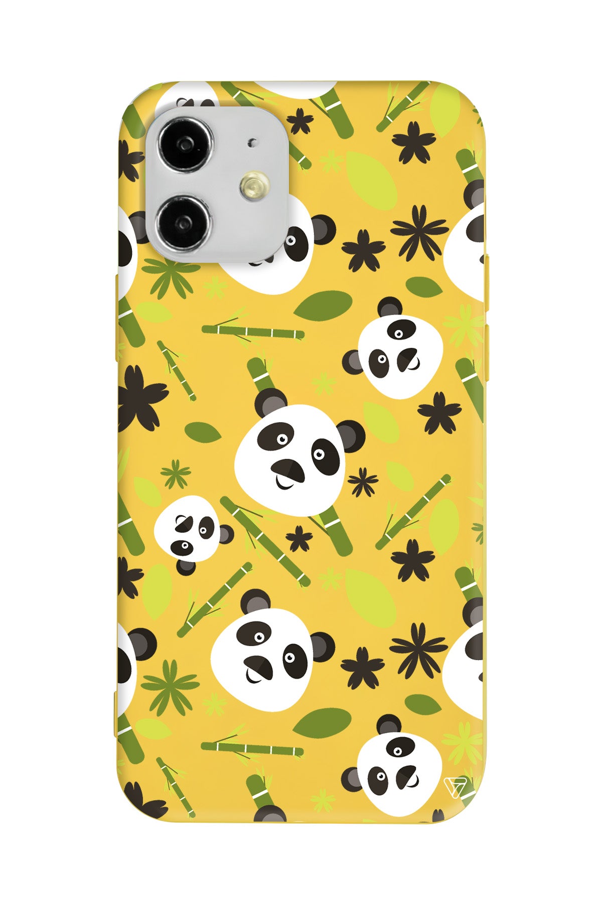 Panda Lansman Model İçi Kadife Silikon Telefon Kılıfı