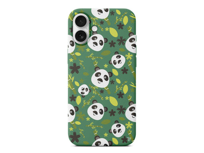 Panda Lansman Model İçi Kadife Silikon Telefon Kılıfı