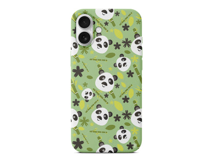 Panda Lansman Model İçi Kadife Silikon Telefon Kılıfı