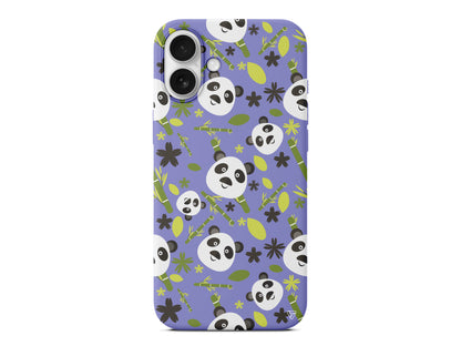 Panda Lansman Model İçi Kadife Silikon Telefon Kılıfı – Plus Serisine Özel