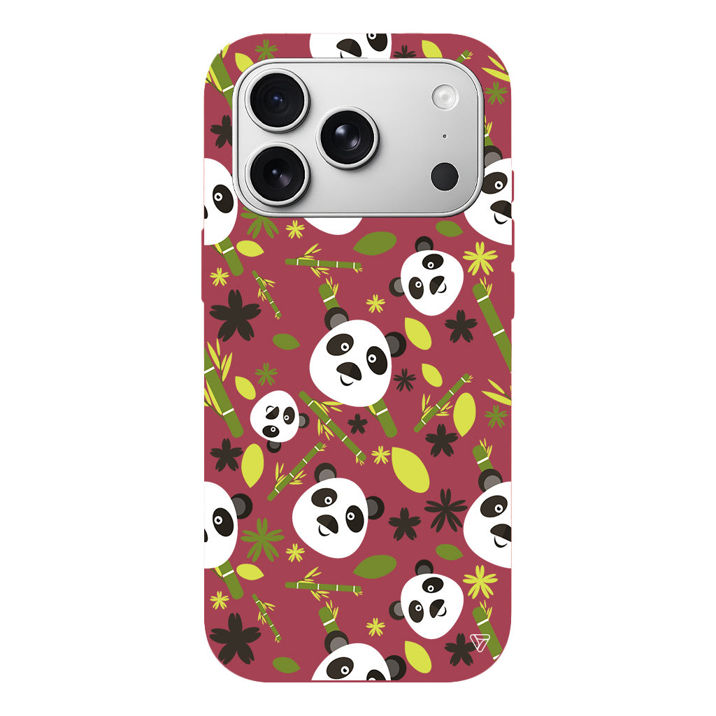 Panda Lansman Model İçi Kadife Silikon Telefon Kılıfı