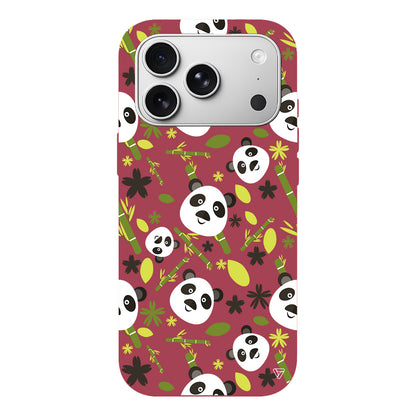 Panda Lansman Model İçi Kadife Silikon Telefon Kılıfı