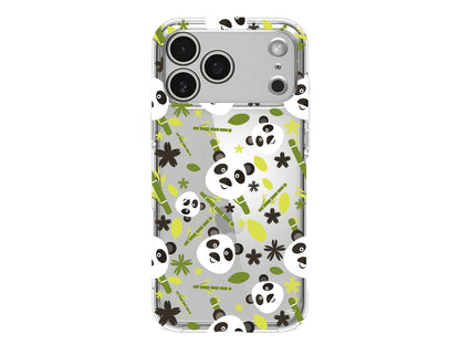 Panda Lansman Model İçi Kadife Silikon Telefon Kılıfı