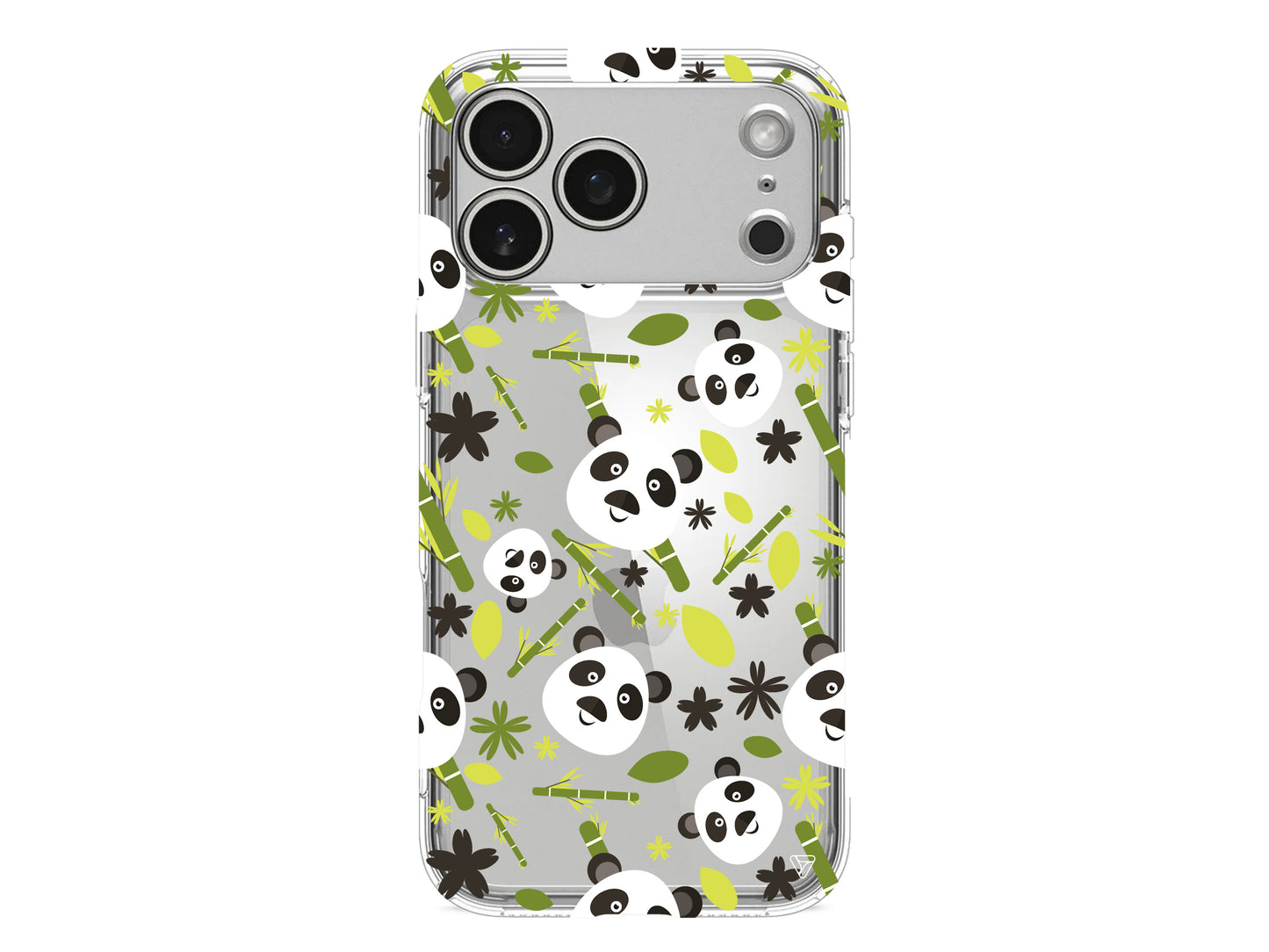 Panda Lansman Model İçi Kadife Silikon Telefon Kılıfı