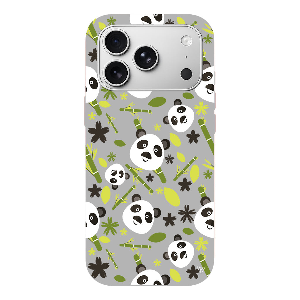 Panda Lansman Model İçi Kadife Silikon Telefon Kılıfı