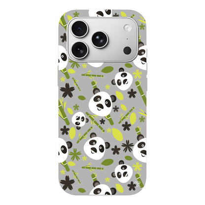 Panda Lansman Model İçi Kadife Silikon Telefon Kılıfı