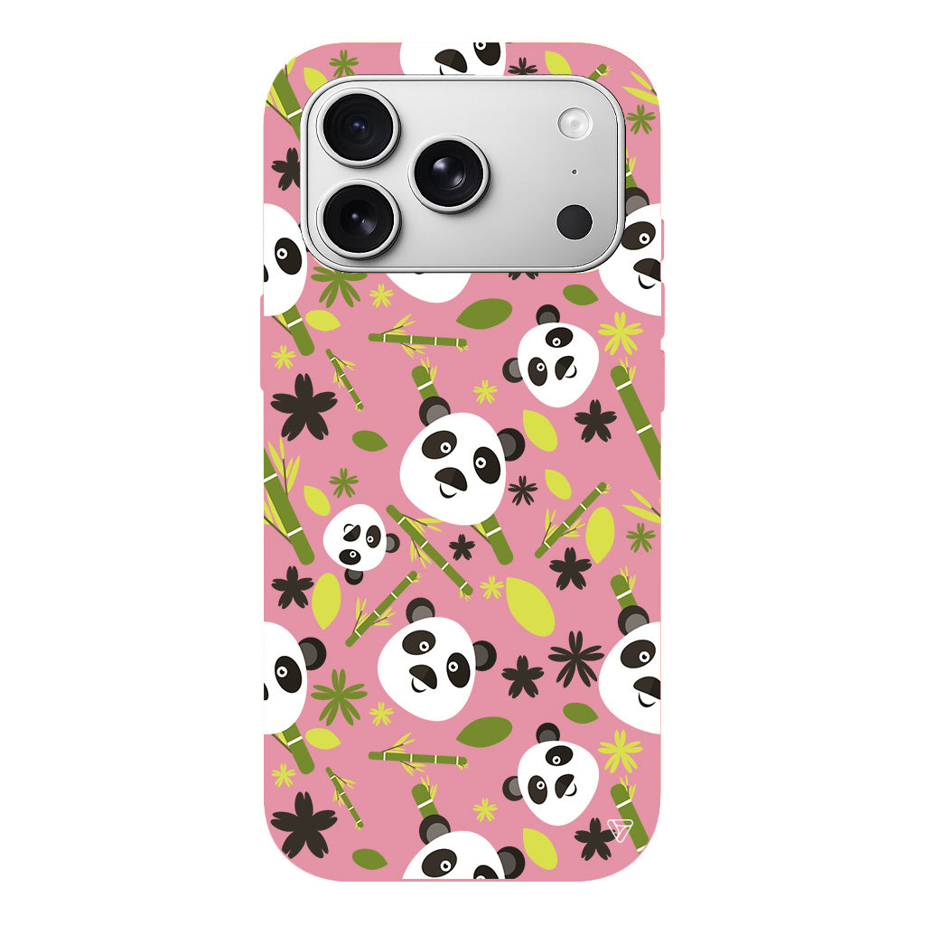 Panda Lansman Model İçi Kadife Silikon Telefon Kılıfı