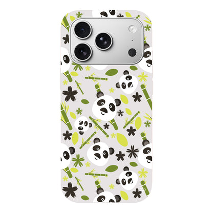 Panda Lansman Model İçi Kadife Silikon Telefon Kılıfı