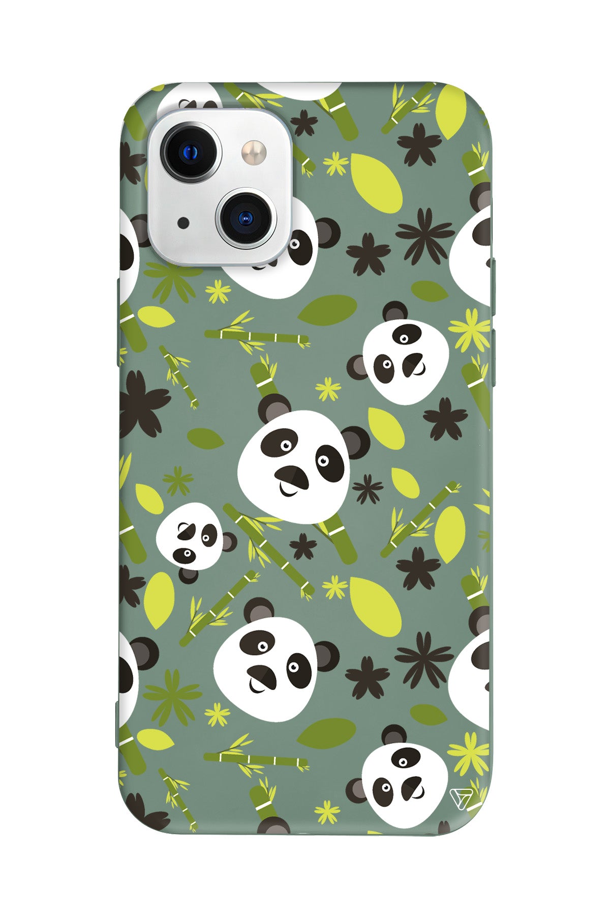 Panda Lansman Model İçi Kadife Silikon Telefon Kılıfı